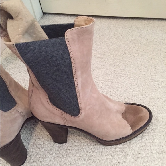 Brunello Cucinelli boots-Chelsea 37/7us tan/grey - Picture 3 of 11